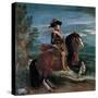 Philip IV on Horseback-Diego Velazquez-Stretched Canvas
