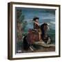 Philip IV on Horseback-Diego Velazquez-Framed Giclee Print