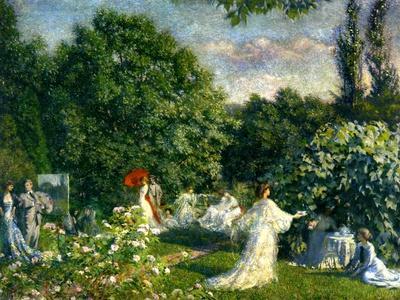 A Garden Party, C.1890-99