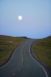 Full Moon Rising above Road, Summer-Philip Nealey-Photographic Print