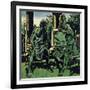 Philip Obtained the Services of Aristotle to Tutor His Son-Jesus Blasco-Framed Giclee Print