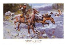 Crossing the River-Philip R^ Goodwin-Mounted Art Print
