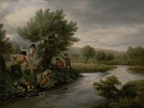 Spearing the Otter, 1805-Philip Reinagle-Giclee Print