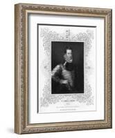 Philip Sidney, 16th Century English Soldier, Statesman, Poet, and Patron of Poets, C1840-Antonis Mor-Framed Giclee Print