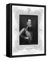 Philip Sidney, 16th Century English Soldier, Statesman, Poet, and Patron of Poets, C1840-Antonis Mor-Framed Stretched Canvas