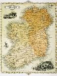 Ireland Map by C. Montague-Philip Spruyt-Framed Giclee Print