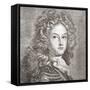 Philip V, King of Spain. Portrait (Print)-Joseph (after) Vivien-Framed Stretched Canvas