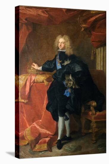 Philip V, King of Spain-Hyacinthe Rigaud-Stretched Canvas