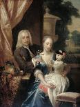 Berend Van Iddekinge with His Wife and their Son-Philip van Dijk-Art Print