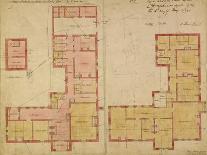 Plans for the Red House, Bexley Heath, 1859 (Pen and Ink and W/C on Paper)-Philip Webb-Premium Giclee Print