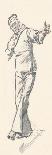 Lead Pencil Sketch by Phil May, C19th Century (1903-1904)-Philip William May-Mounted Giclee Print