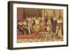 Philip William of Orange and His Wife Eleanor of Bourbon-Conde at a Ball-null-Framed Giclee Print