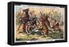 Philipe Auguste at the Battle of Bouvines, 1214-null-Framed Stretched Canvas