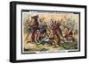 Philipe Auguste at the Battle of Bouvines, 1214-null-Framed Giclee Print