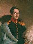 Portrait of the Poet Mikhail Lermontov (1814-184), 1834-Philipp Osipovich Budkin-Stretched Canvas