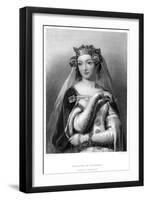 Philippa of Hainault, Queen Consort of Edward III-WH Egleton-Framed Giclee Print