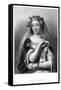 Philippa of Hainault, Queen Consort of Edward III-WH Egleton-Framed Stretched Canvas