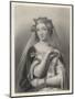 Philippa of Hainault Queen of Edward III of England-W.h. Egleton-Mounted Art Print