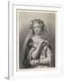 Philippa of Hainault Queen of Edward III of England-W.h. Egleton-Framed Art Print