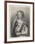 Philippa of Hainault Queen of Edward III of England-W.h. Egleton-Framed Art Print