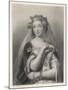 Philippa of Hainault Queen of Edward III of England-W.h. Egleton-Mounted Art Print