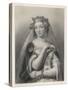 Philippa of Hainault Queen of Edward III of England-W.h. Egleton-Stretched Canvas