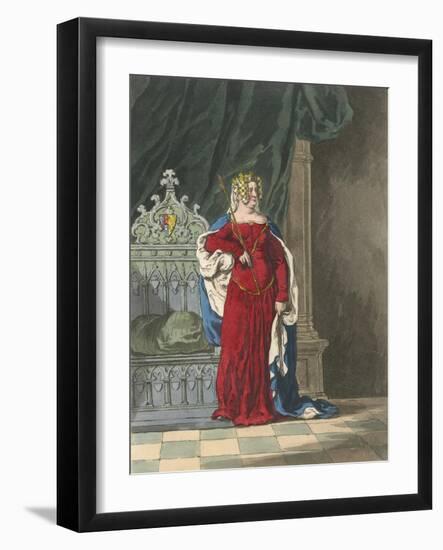 Philippa of Hainault-Charles Hamilton Smith-Framed Art Print