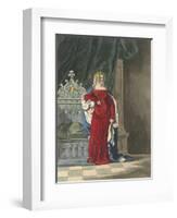 Philippa of Hainault-Charles Hamilton Smith-Framed Art Print