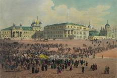 The Basil Cathedral at the Red Square in Moscow, Ca 1848-Philippe Benoist-Giclee Print