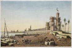 Nicholas Palace in the Moscow Kremlin (From a Panoramic View of Moscow in 10 Part), Ca 1848-Philippe Benoist-Giclee Print