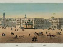 The Cathedral Square in the Moscow Kremlin, Ca 1848-Philippe Benoist-Giclee Print