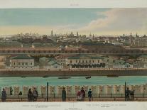 View of Zamoskvorechye from the Kremlin Wall (From a Panoramic View of Moscow in 10 Part), Ca 1848-Philippe Benoist-Giclee Print