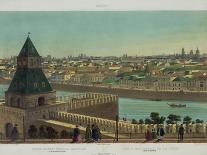 The dam across the Nile, the building of the Aswan Dam, Egypt, 1853-Philippe Benoist-Giclee Print