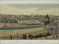 The Cathedral Square in the Moscow Kremlin, Ca 1848-Philippe Benoist-Giclee Print