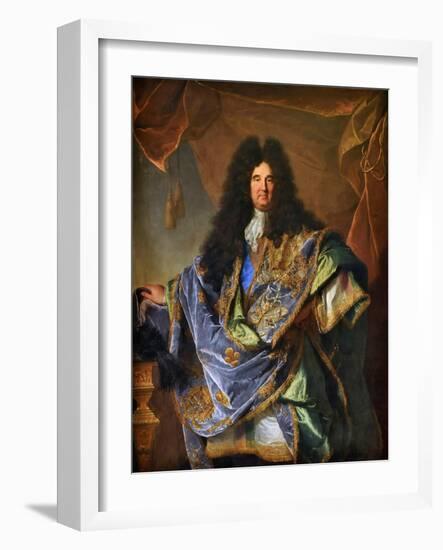 Philippe De Courcillon, Marquis De Dangeau (1638-172)-Hyacinthe François Honoré Rigaud-Framed Giclee Print