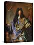 Philippe De Courcillon, Marquis De Dangeau (1638-172)-Hyacinthe François Honoré Rigaud-Stretched Canvas