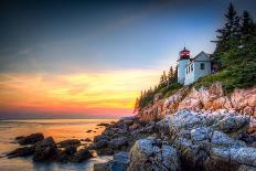 Bass Harbor Lighthouse-Philippe Gratton-Stretched Canvas