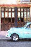 Cuba Fuerte Collection - Cuban Blue Car-Philippe Hugonnard-Photographic Print