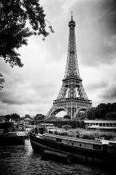 Affordable Eiffel Tower B W Photography Posters For At Paris Sur Seine Collection The Eiffel Tower And Quays X By Philippe Hugonnard