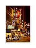 Chicago the Musical - the Ambassador Theatre in Times Square by Night-Philippe Hugonnard-Art Print