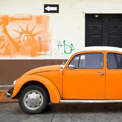 volkswagen wall art at