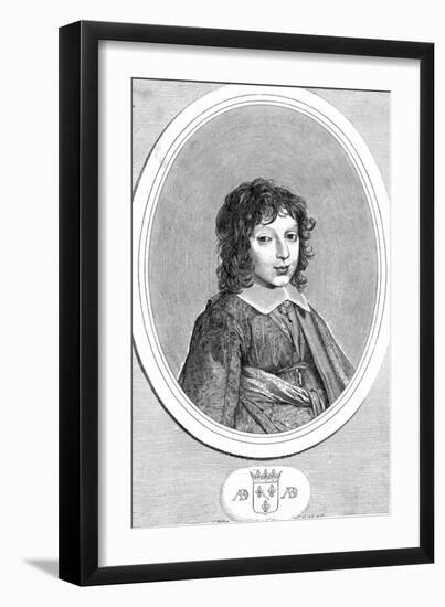 Philippe I Orleans-Claude Mellan-Framed Art Print