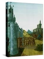 Philippe III Le Hardi (1245-1285), French King 1270-1285, Captures the Castle Foix-Jean Fouquet-Stretched Canvas