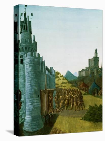 Philippe III Le Hardi (1245-1285), French King 1270-1285, Captures the Castle Foix-Jean Fouquet-Stretched Canvas