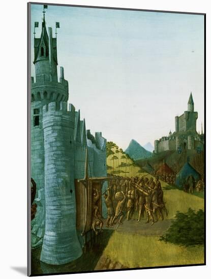 Philippe III Le Hardi (1245-1285), French King 1270-1285, Captures the Castle Foix-Jean Fouquet-Mounted Giclee Print