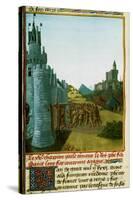 Philippe III le Hardi,French King 1270-1285,captures the castle Foix to avenge the murder of Arnaud-Jean Fouquet-Stretched Canvas