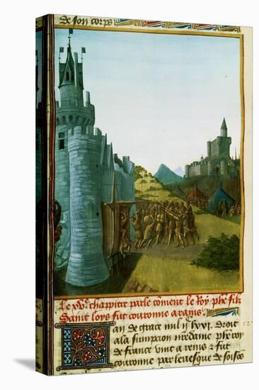 Philippe III le Hardi,French King 1270-1285,captures the castle Foix to avenge the murder of Arnaud-Jean Fouquet-Stretched Canvas
