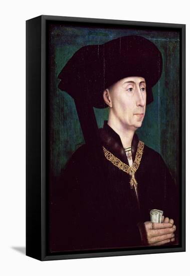 Philippe III-Rogier van der Weyden-Framed Stretched Canvas