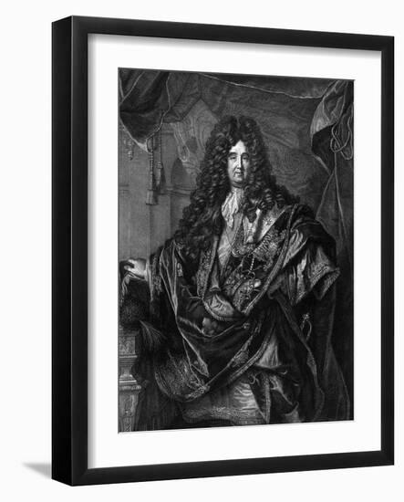 Philippe Marquis Dangeau-Hyacinthe Rigaud-Framed Art Print