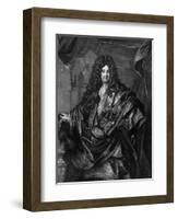 Philippe Marquis Dangeau-Hyacinthe Rigaud-Framed Art Print